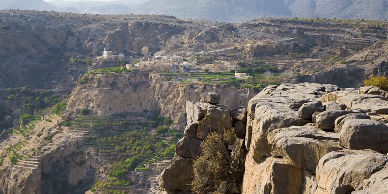 Birkat Al Mouz - Jabel Akthar Oman Mountain Landscape Express Tour